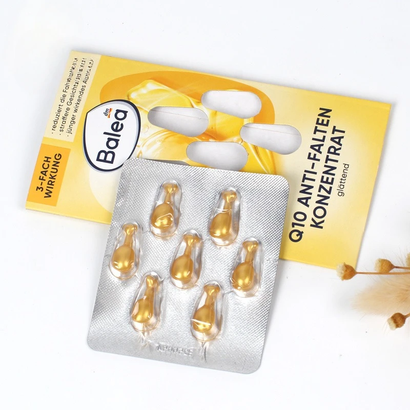 4pcs Balea Face Eye Serum Concentrate Moisture Increases Dry Skin Elasticity Firmness Soften Eye Wrinkles Nourish Smooth Skin