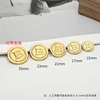 Vintage Letter B Metal Button High Quality 10PCS Of British Style Uniform Button Hand Stitched Buttons 6