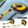 New Car Wash Mop Cleaning Brush Telescoping Long Handle Cleaning Mop Retractable Bent Bar Car Wash Brush Car Cleaning Tools 1