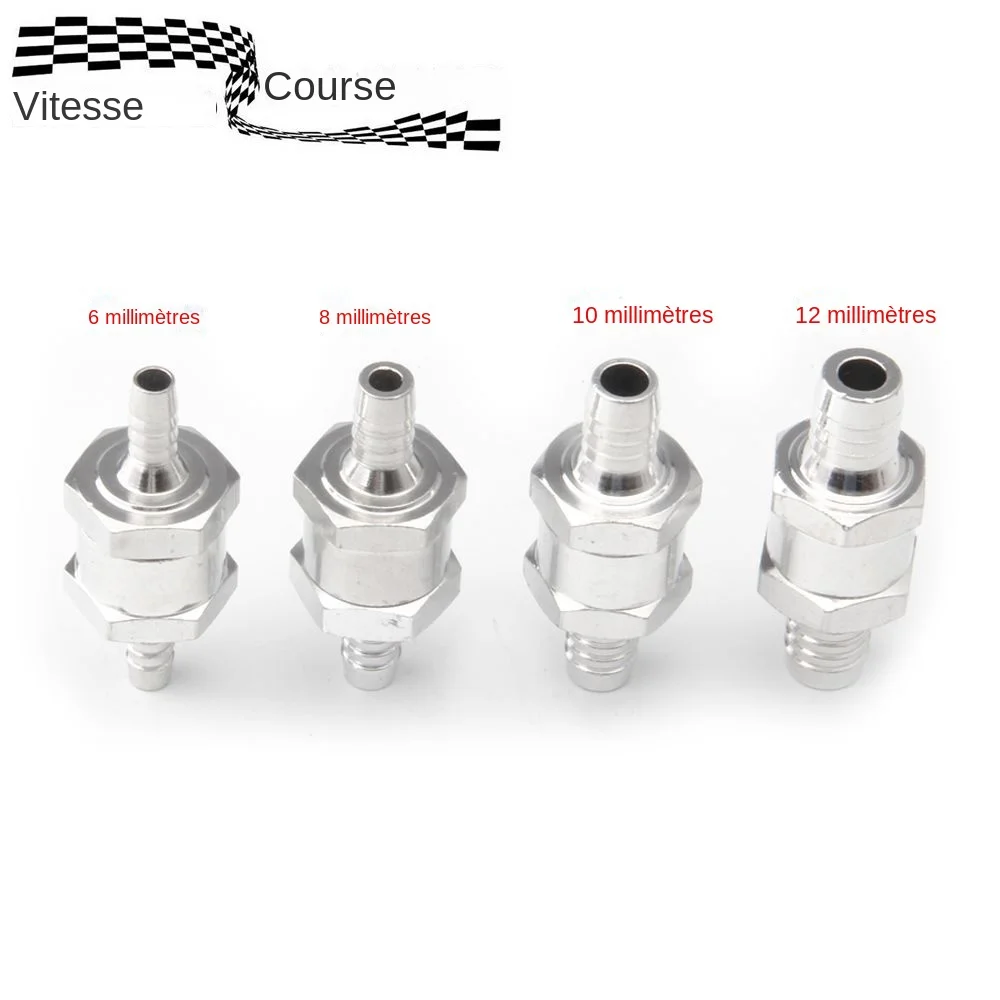 Clapet Anti-retour Clapets Anti-retour Carburant 4mm - Lot De 2 Pièces Aluminium Pour Essence Et Diesel Anti-retour Essence Diesel