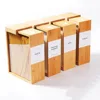Bamboo Food Dispenser 2L Kitchen Organizer Food Storage Container Cereal Dispenser for Pantry Organizer Organization 3