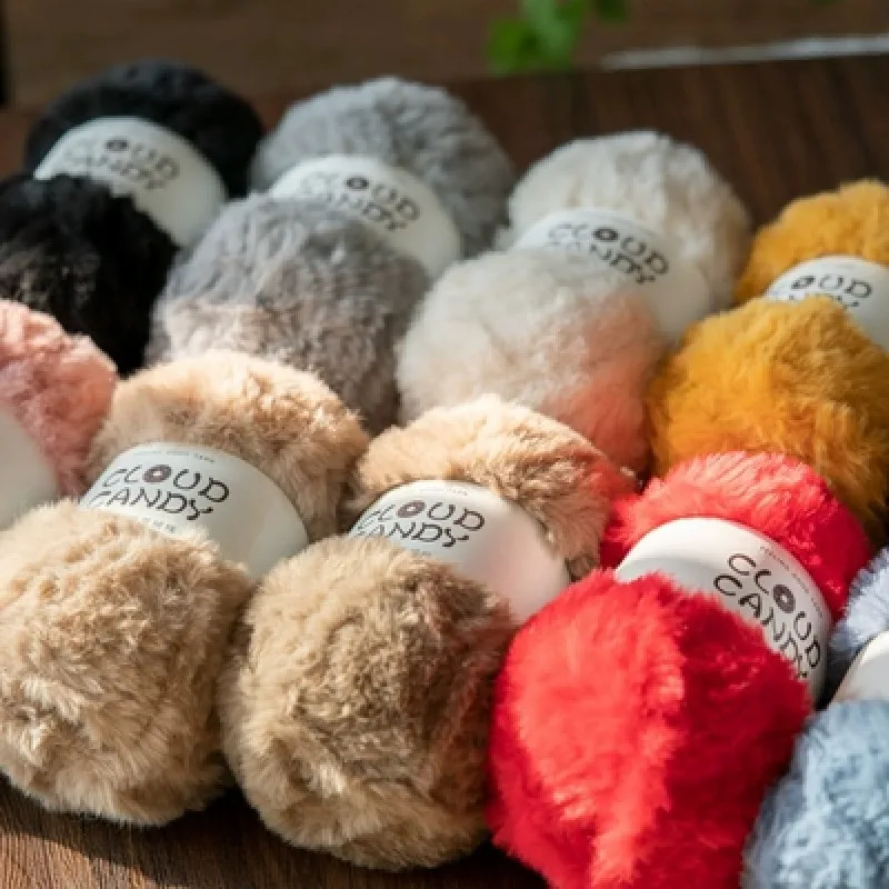 

100g Velvet Crochet Knitted Yarn Thick Yarn Fiber Velvet Yarn Handmade Knitted Wool Yarn Crochet Yarn DIY Sweater