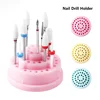 Nail Drill Cleaning Brush Drill Bit Cleaner Holder Tool Soft and Hard Brush for Ceramic Tungsten Milling Cutter Dust Remover 6