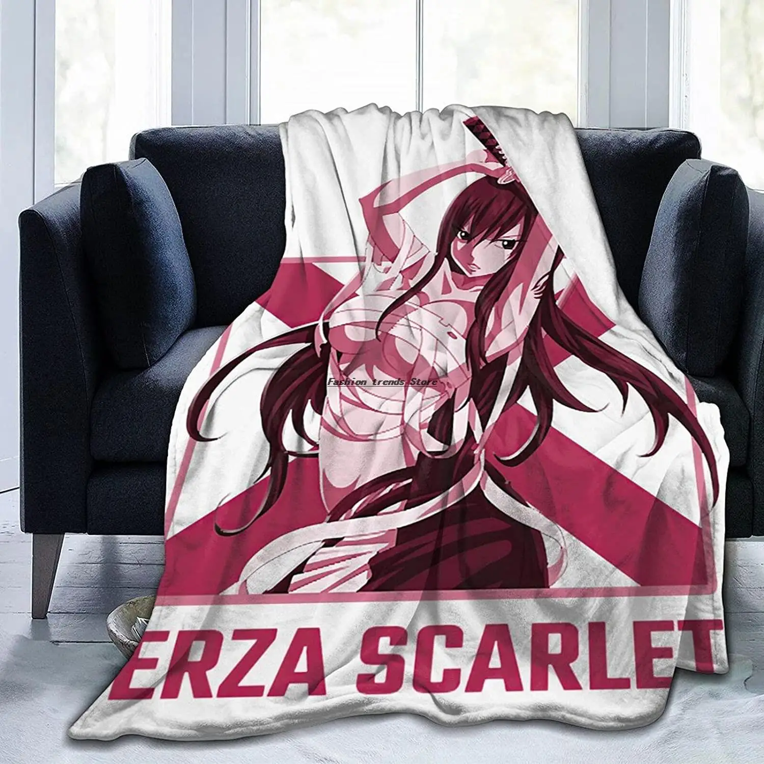 Fairy Tail Erza Scarlet Anime Blanket Classic All Seasons Blanket