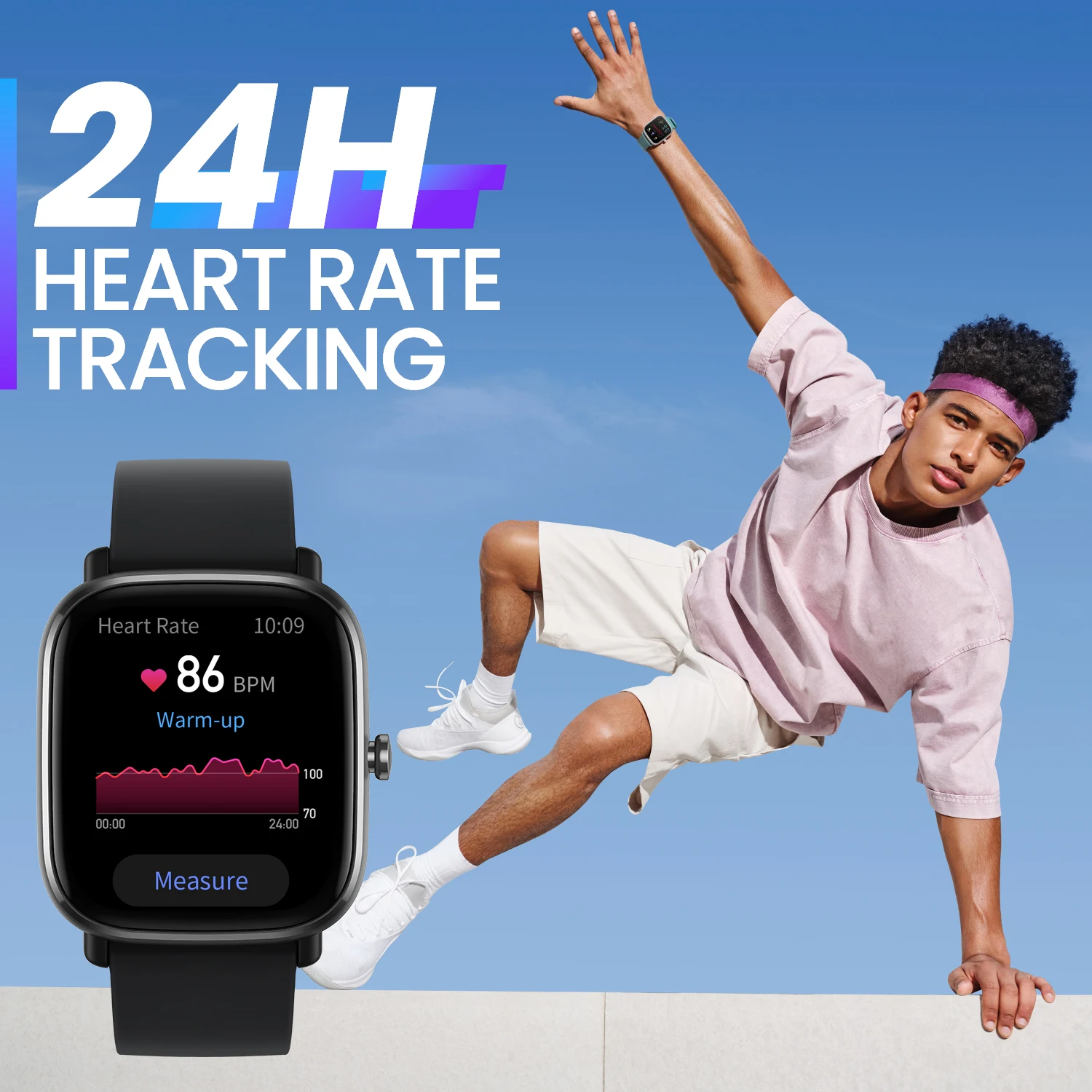 Amazfit - The all-new Amazfit GTS 2 mini features over 30 Always-on  Displays that match your favorite watch faces, so that you're always  in-style and able to see the display you like.