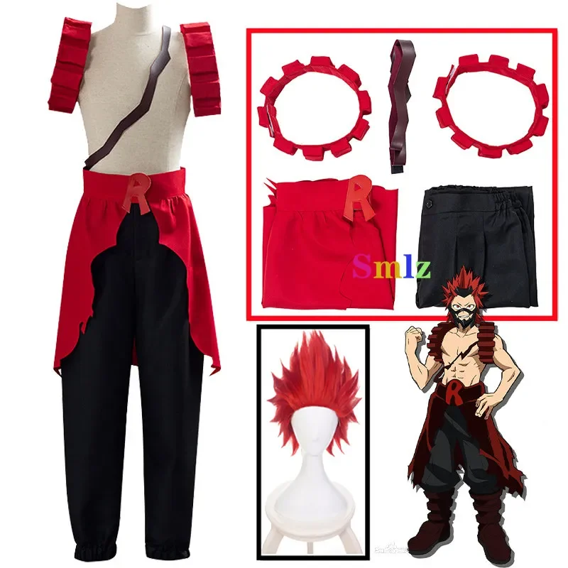 KirishimaEijiroCosplayAnimeMyHeroAcademiaCostumeEijiro