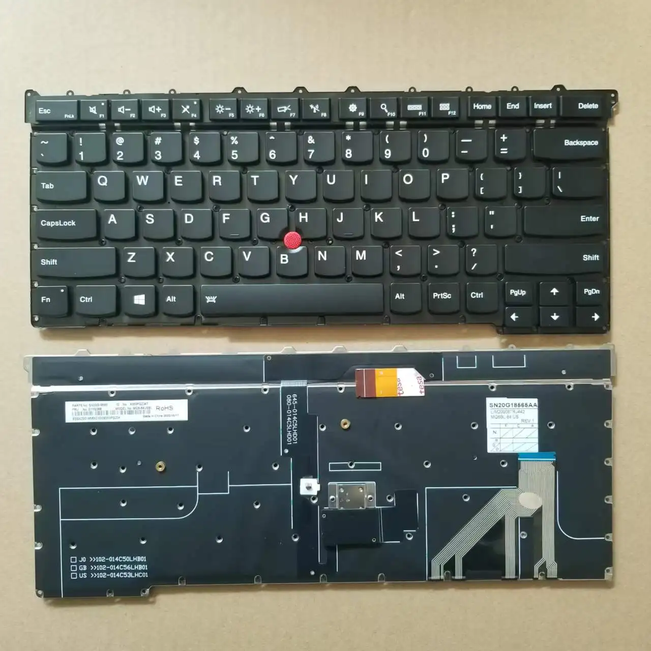 Touches de clavier lenovo carbon