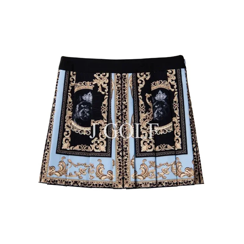 

Golf Women's High-end Pleated Short Skirt with Zippered Skirt Pants GOLF