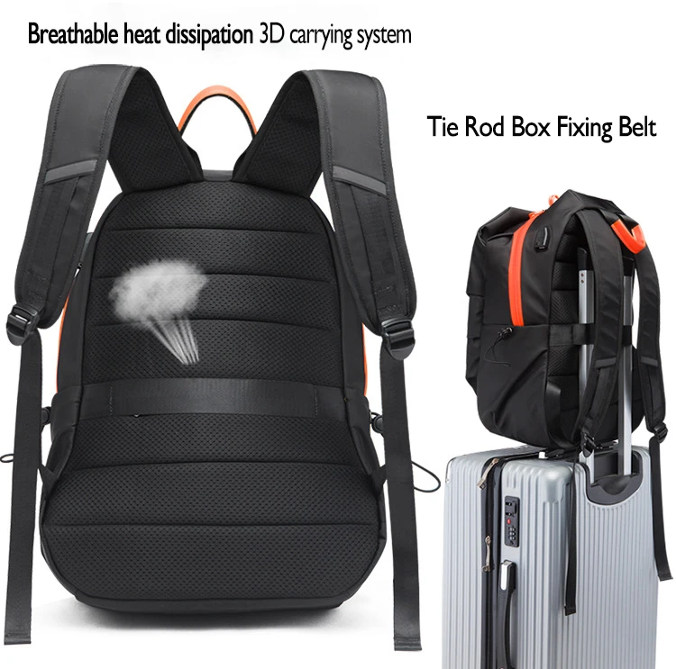 2024 New Fashion School Bags Men's Multifunction USB Waterproof Laptop Backpacks For Teenager Women Luxury Travel Male Mochila