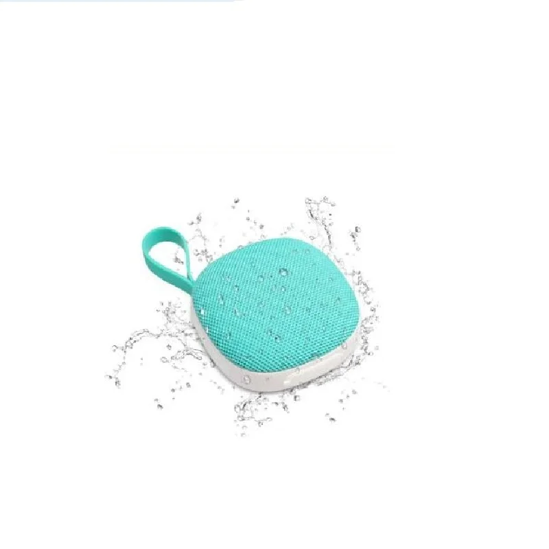 Rockmia EBS-303 5W Mini Portable Magnet Speaker Bluetooth 5.0 Colorful Fabric Mesh Subwoofer Waterproof IPX4