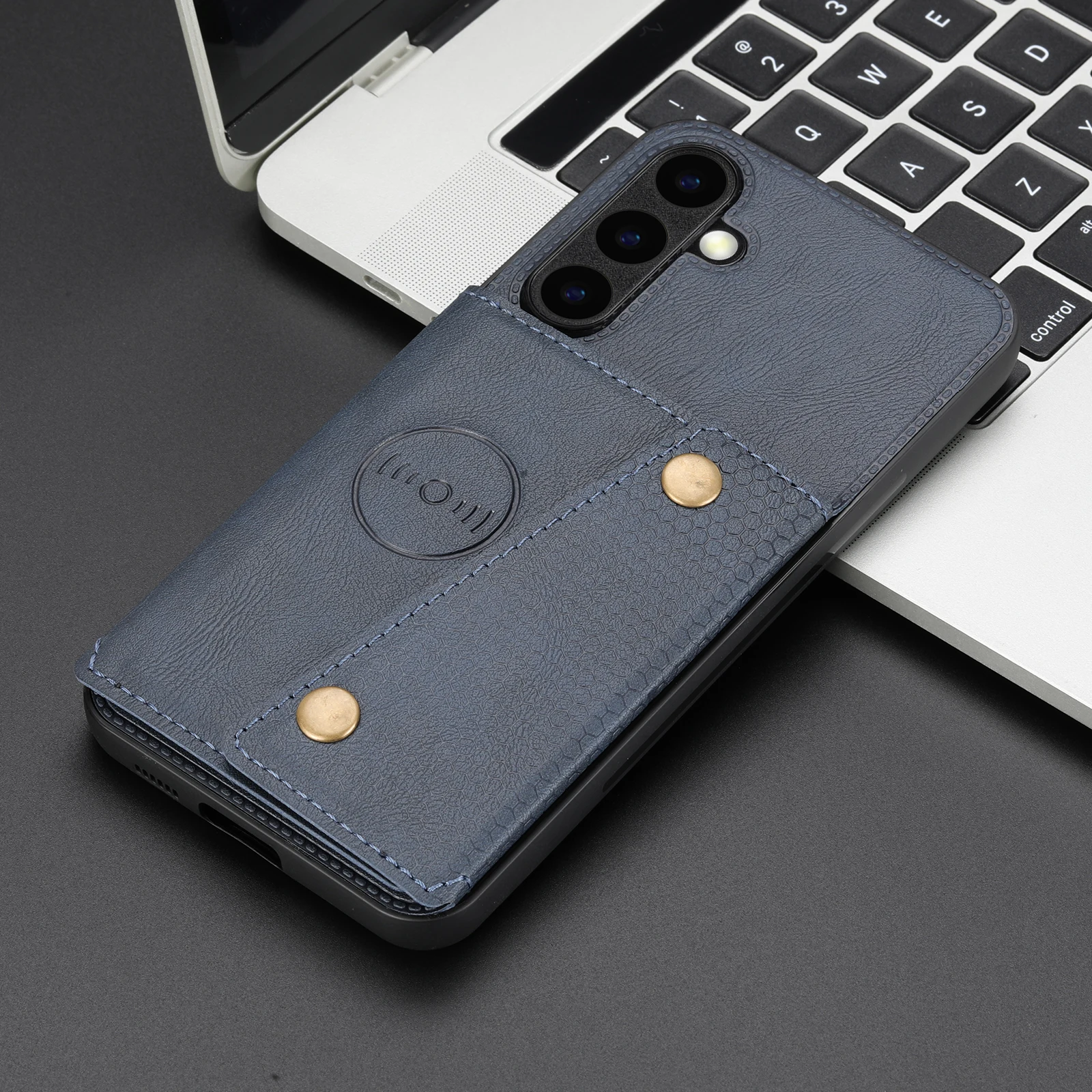 Kartenhalter Lederhülle für Samsung Galaxy S25 S26 Ultra S24 FE S23 S22 Ultra S21 S20 FE Plus 5G Brieftaschen-Handyhülle Etui Coque – Detail 5