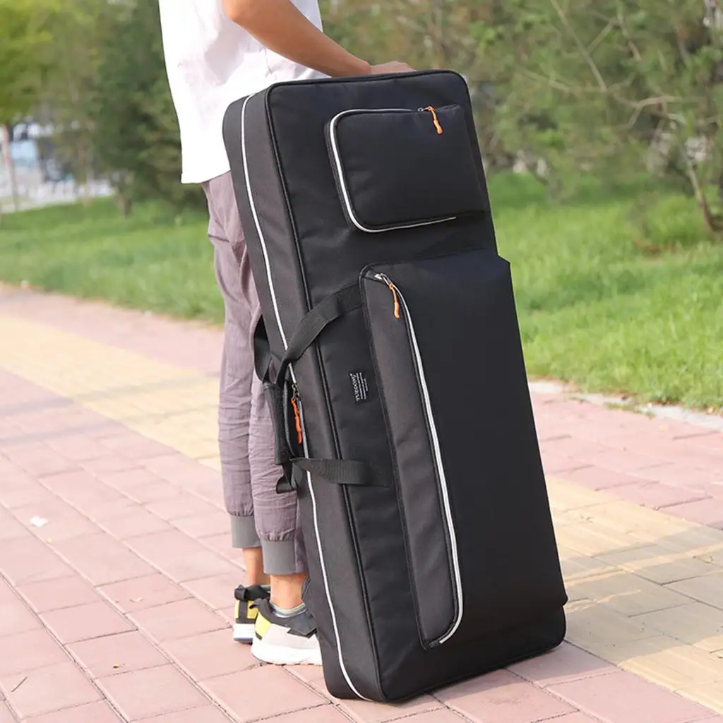 61-note Keyboard bag Piano Case Padded Cotton Inner-39.34x16.93x5.51inch