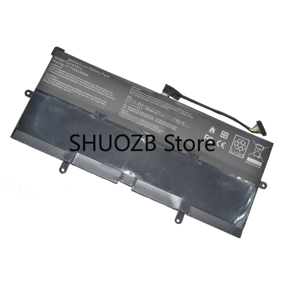 Bateria do Portátil para Asus C21n1613 Chromebook Flip C302 C302c C302ca C302ca-dh54 C302ca-dh75 C302ca-dhm3 C302ca1a 7.7v 39wh Novo - Imagem 4