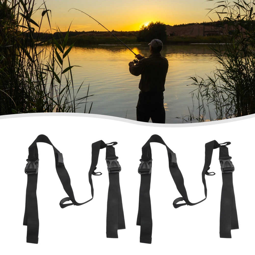 2X Fishing Car OrganizerS Rod Holder Belts Rod Fixed Strap Carrier