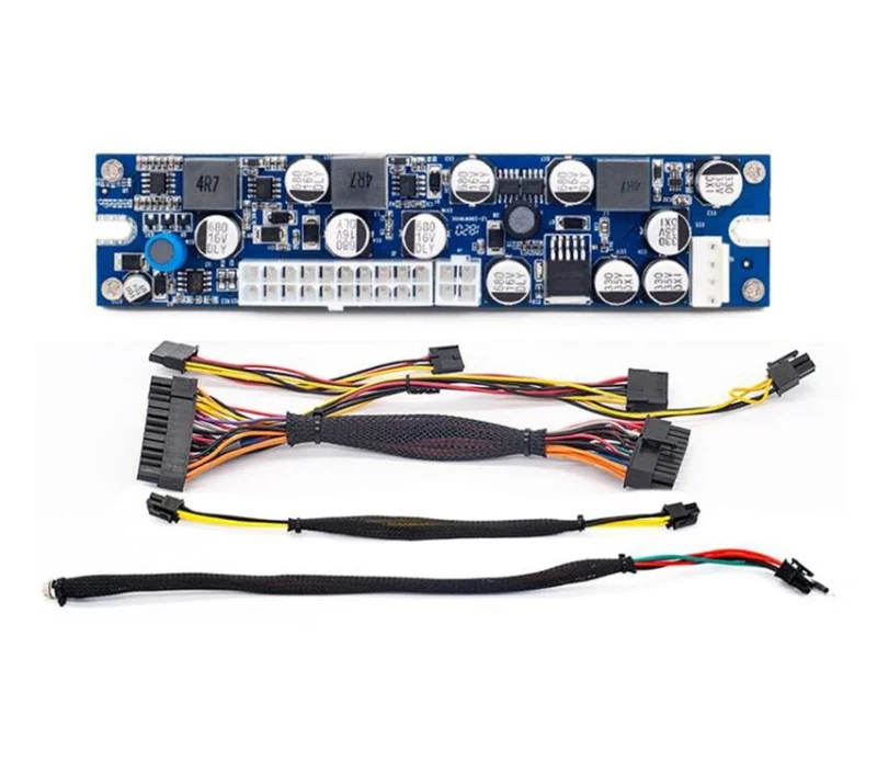 Dc-atx Placa de Alimentação 19v 200w Pico Atx Switch Mineração Psu 24pin Mini Itx dc para Atx Fonte de Alimentação para Computador dc 16v24v - Imagem 2
