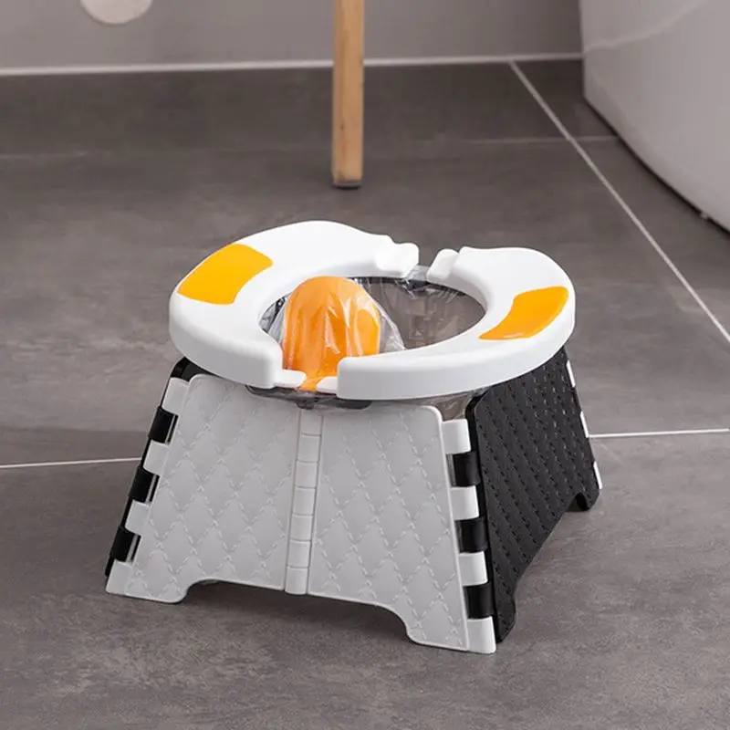 1PC Baby Potty Training Seat Kids Toddler Outdoor Portable Folding Toilet Urinal Pot Children's Toilet Car MovableToilet