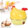 7 Egg Capacity Electric Egg Cooker Multifunction Chicken Shape Rapid Egg Boiler Automatic Shut Off Mini Breakfast Machine 3