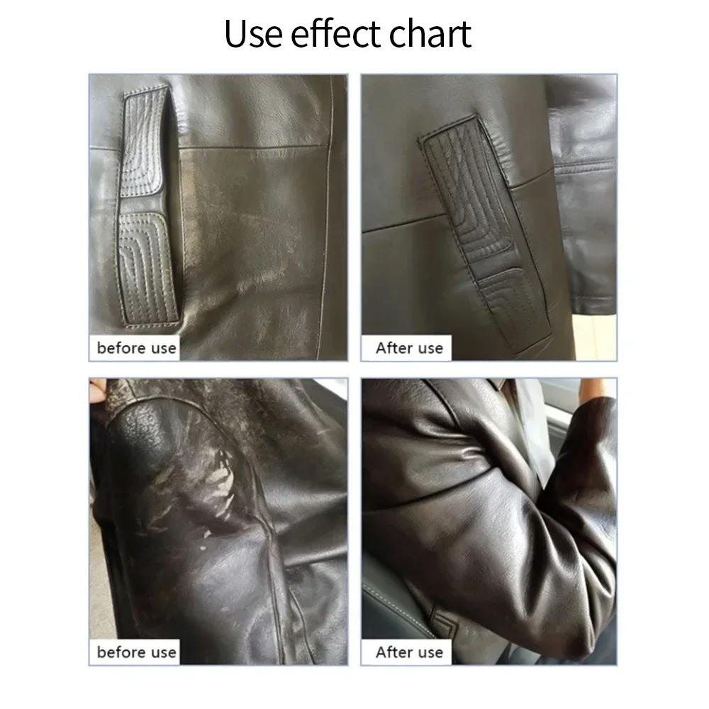 Leather Recoloring Balm Leather Repair Kit for Shoes Furniture Dye Recolor Renew Repair Restore Aged Faded Cracked