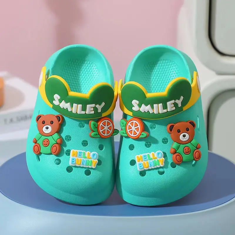 Sandalias Kids Shoes Kids Sandals Summer New Children's Slippers Soft Sole Boy/Girl Slippers Cartoon Girl Sandals Flip Flops