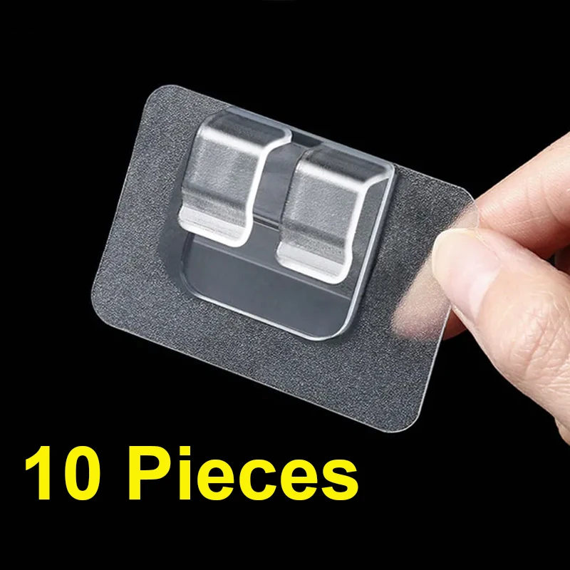 10pcs Car Floor Mat Clips Universal Adhesive Hook Car Floor Mat Clips Reusable Multipurpose Car Mat Fixing Buckles Waterproof