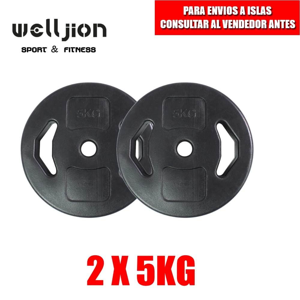 DISCOS DE PESA-5KG-10KG,BARRA PARA PESAS,,PARA MUSCULACION.ENVIO DESDE  ESPAÑA - AliExpress