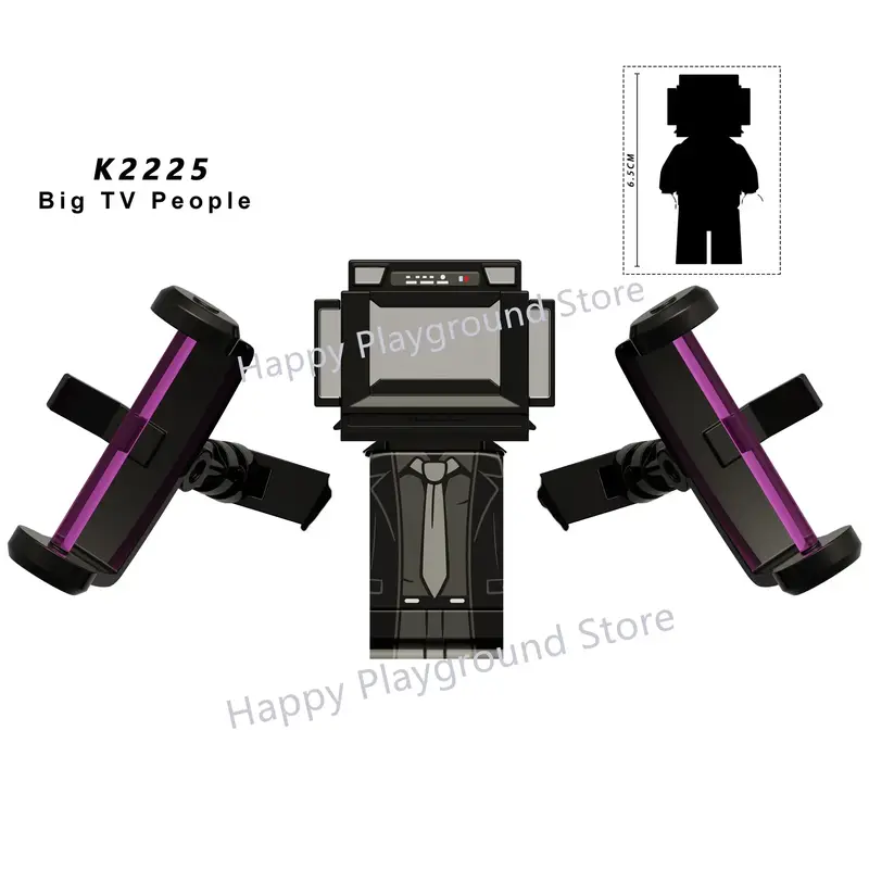 New KDL SWAT Skibidi Toilet Man Figures Anime Block Toys TvMan Titan Cameraman Speakerman Bricks Model Toy Birthday Gift - Image 60