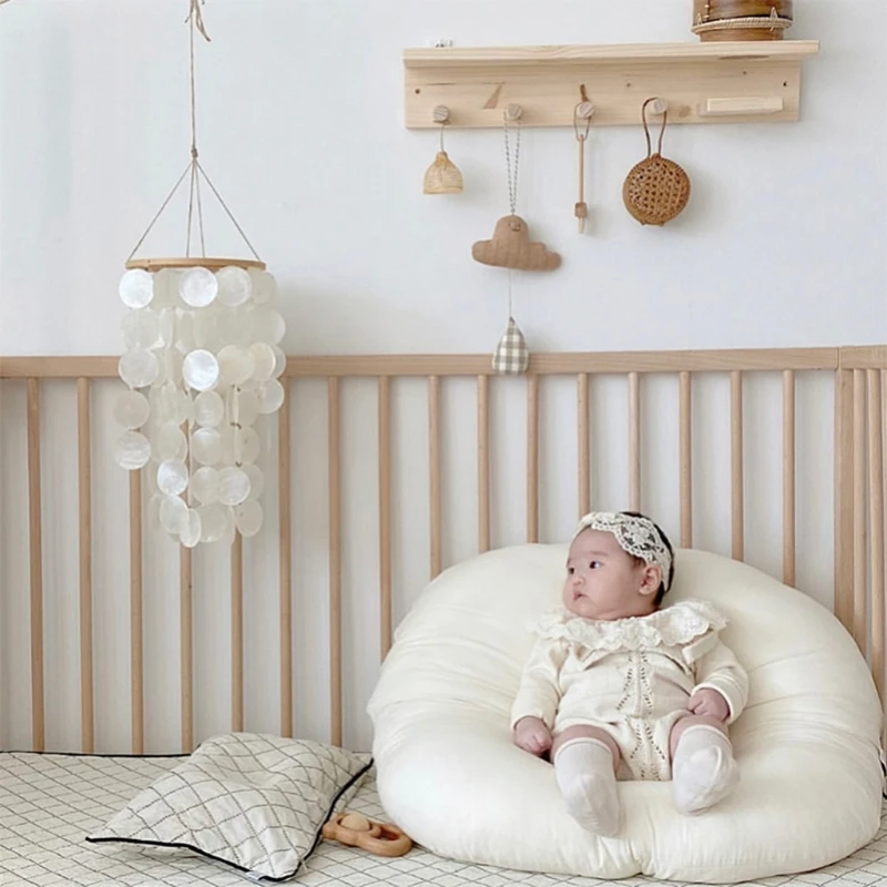 Shell Wind Chime Room Decoration Nordic Hanging Windchimes Wall Pendant Home Office Kids Room Nursery Decor 2