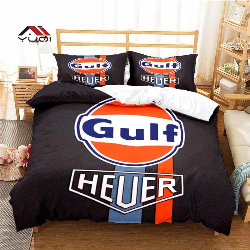 

Gulf Racing Pattern Duvet Cover Set Bedding for Adult Kids Bed Set Comforter Cover Bedding Set 10 Sizes
