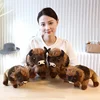 Creative Small Simulated Bison Doll Children's Rag Doll Activity Small Gift Plush Toy Calf Buffalo Yak Doll Chair Cushion 1
