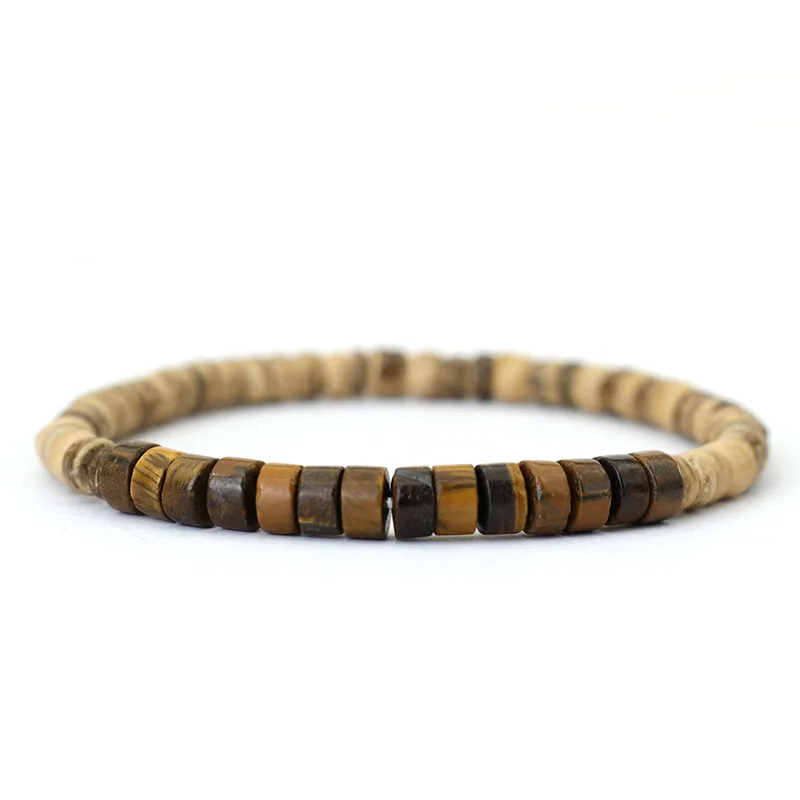 Natural Wood Beaded Meditation Yoga Bracelet