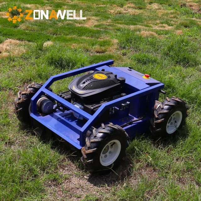 Remote control lawn mower, fully automatic climbing, home use, long battery life, long-lasting garden weed control 3