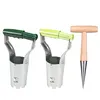 Gardening Bulb Planter Seedling Transplanter Vegetable Flower Plant Transplanters， Garden Depth Digging Tool with Wooden Handle 1