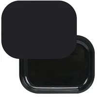 Metal Rolling Tray With Magnetic Lids Cover 180x140mm Tobacco Plate Black Tinplate Cigarette Operation Panel Small Ash Tray 1