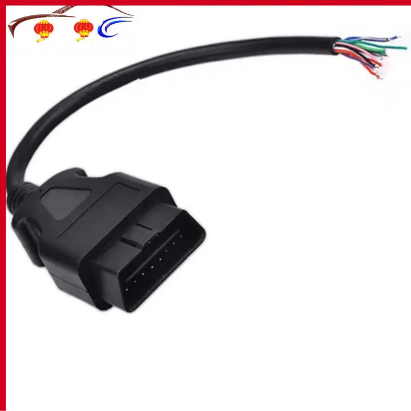 

30cm 16 Pin Car Diagnostic Interface Tool Adapter Obdii Obd 2 Obd2 16pin Male Connector To Extension Obd 2 Opening Obd Cable