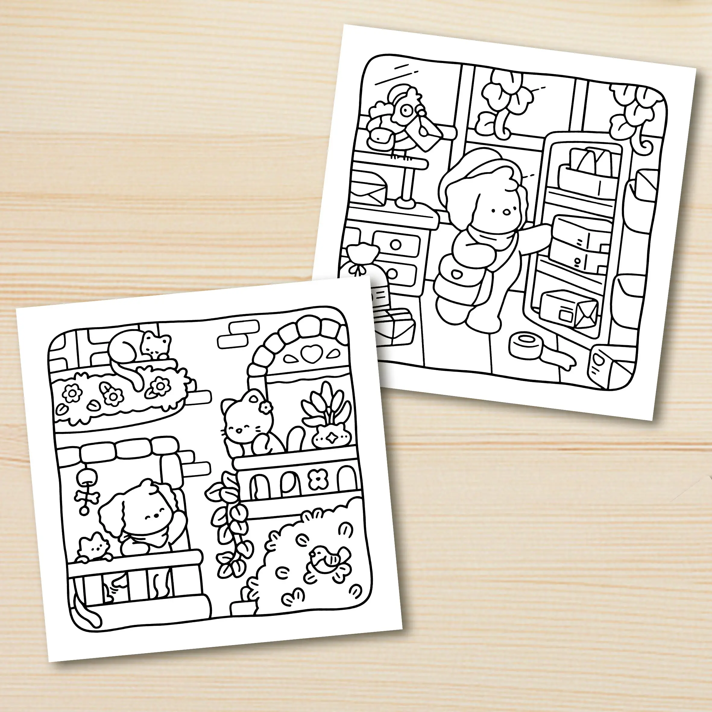 Calm Days Coloring Book 5