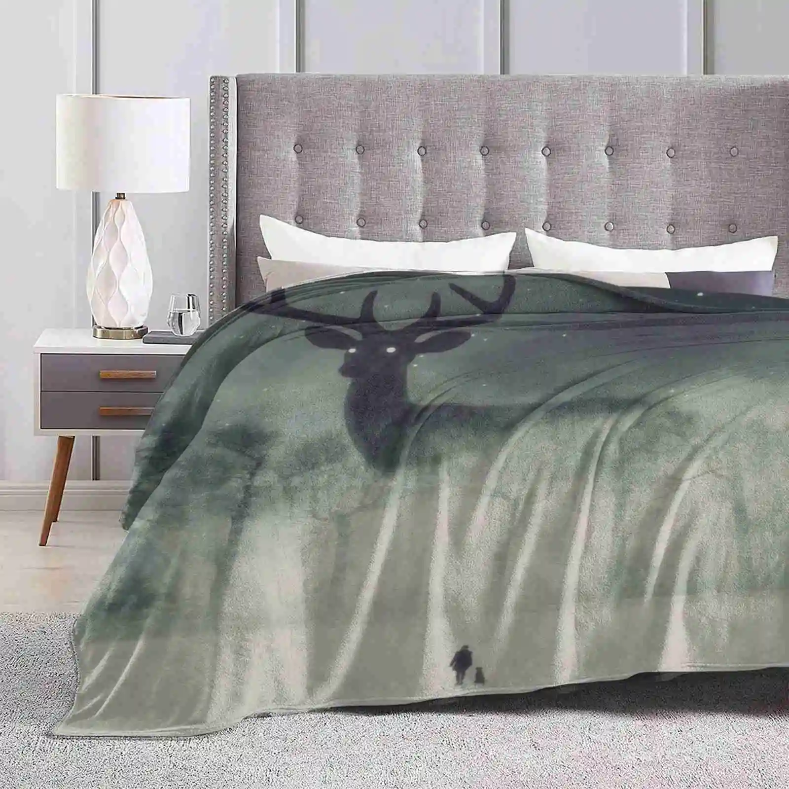 Secret Best Seller Room Coperta Di Flanella Per Uso Domestico Winter Animal Forest Fantasy