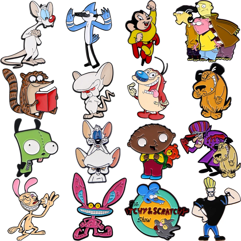 Cartoon Pin Lustige Anstecknadeln Weiße Mäuse Kamel Brosche Rucksack Handtasche Broschen Kleidung Abzeichen Mode Accessoires Geschenk