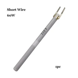 Adjustable Temperature Electric Soldering Iron with Ceramic Internal Heating Element, 220V 80W/60W/100W (1pc-60W Short Wire)