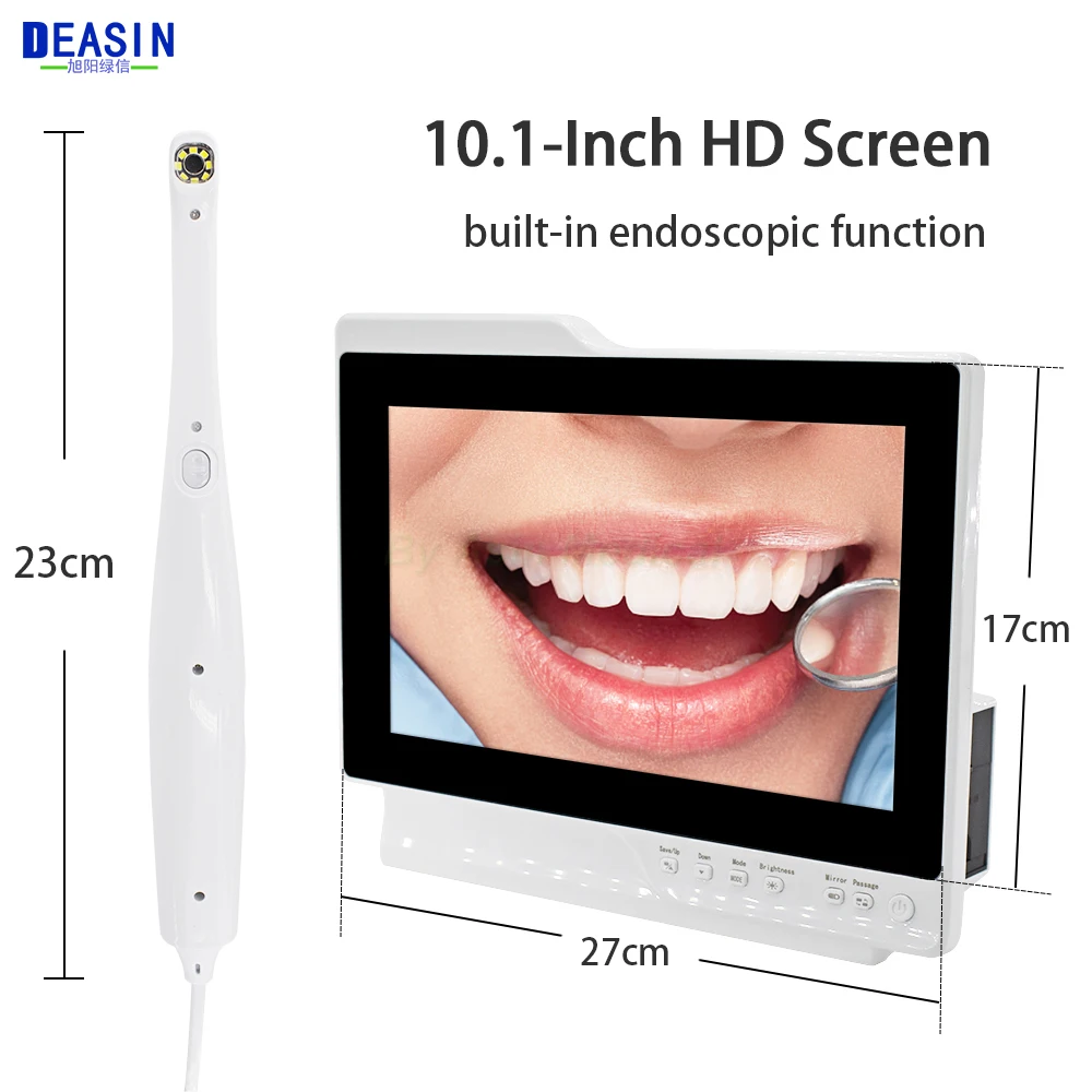 

Dental Equipment 3 in 1 Intraoral Camera with LCD Monitor integrated USB Corded x-ray film reader High-definition Endoscope Tool