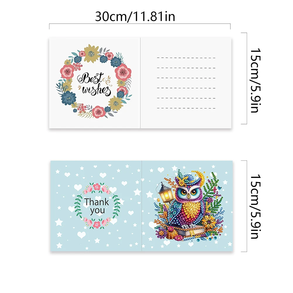 Diamond Painting Christmas Cards 6PCS diamond painting,diamond art painting kit,diamond painting set