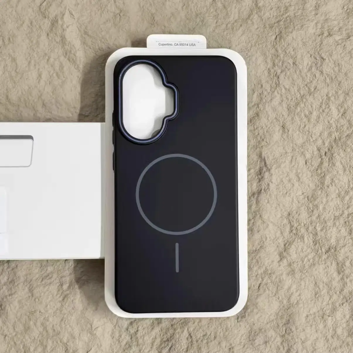 Magnetic Matte Shockproof Hard Case with Transparent Bumper