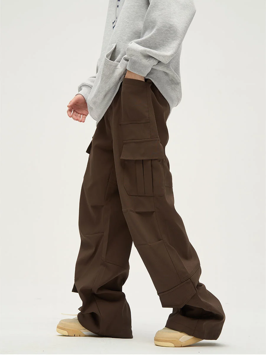 style, senior sense, American cargo pants, men's ins, China-Chic casual high street trousers, lovers' pants calca men