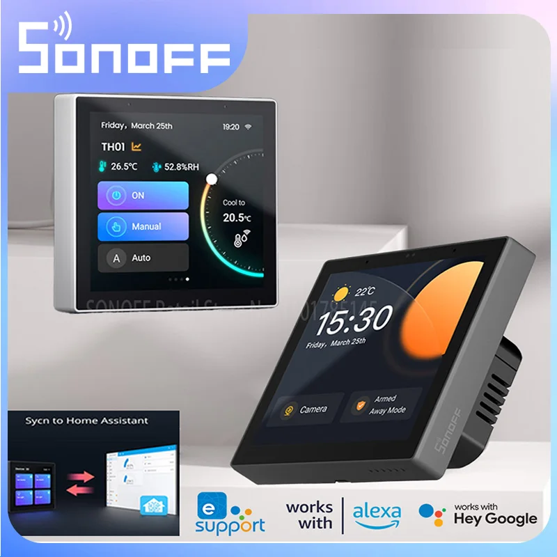 Sonoff Smart Home Nspanel Pro Pannello Di Controllo Smart Scene Interruttore A Parete Eu Smart Home Life Termostato Display Wok Con Alexa