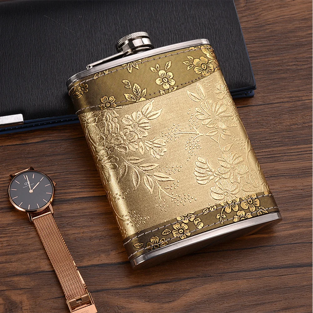 

Flasks for Men Whiskey Bottle Lid Jug with Portable Stainless Steel Hip Man