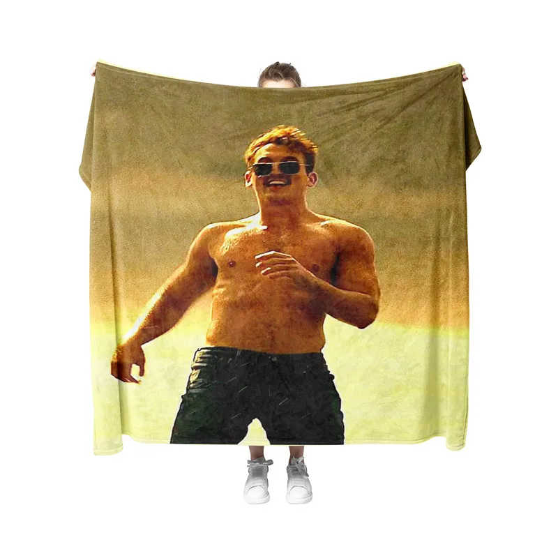 

Gaslight Gatekeep Girlboss Miles Teller Throw Blanket for Women Men Girls Boys Kids Pets Dogs Cats Couch Sofa Bed Decor