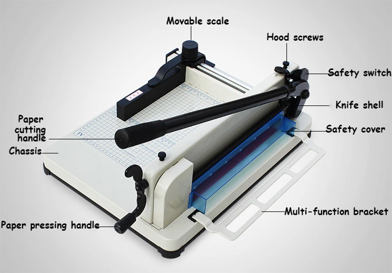 Heavy Duty Paper Cutter Guillotine Manual Paper Sheet Cutter A4 Stack Paper  Trimmer Max Width 40mm Paper Cutting Machine - AliExpress