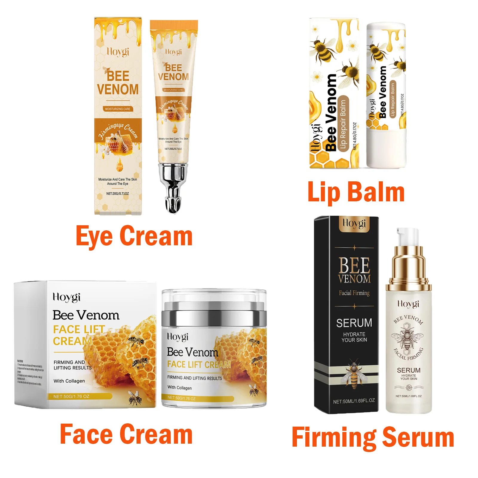Bee Venom Anti-Aging Skincare Set 6