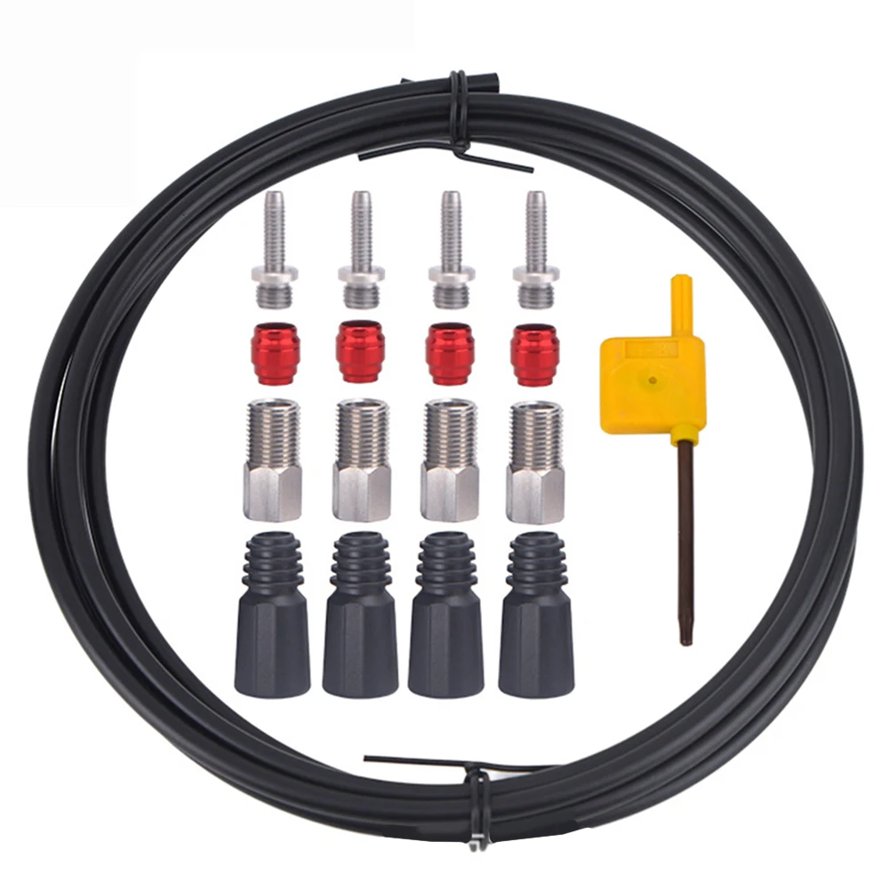 2,5 M Fahrrad Hydraulische Scheibenbremse Öl Schlauch Kit Fahrrad Scheibenbremse Schlauch Anschluss Einsatz Kit Olive Set Für SRAM Für STEALTH-A-MAJIG – Detail 8