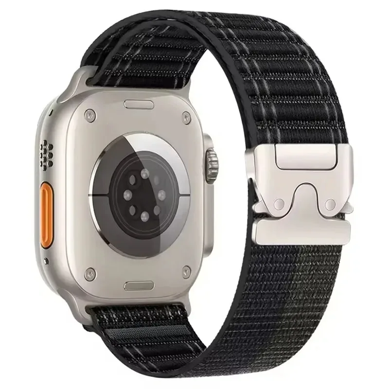 Breathable Nylon Loop Strap for Smartwatch - Adjustable & Comfortable Wristband