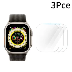 Clear HD Tempered Glass Screen Protector - 1 - 5 Pack, Anti - Scratch Full Coverage - Watch Ultra 49mm (3 pieces)